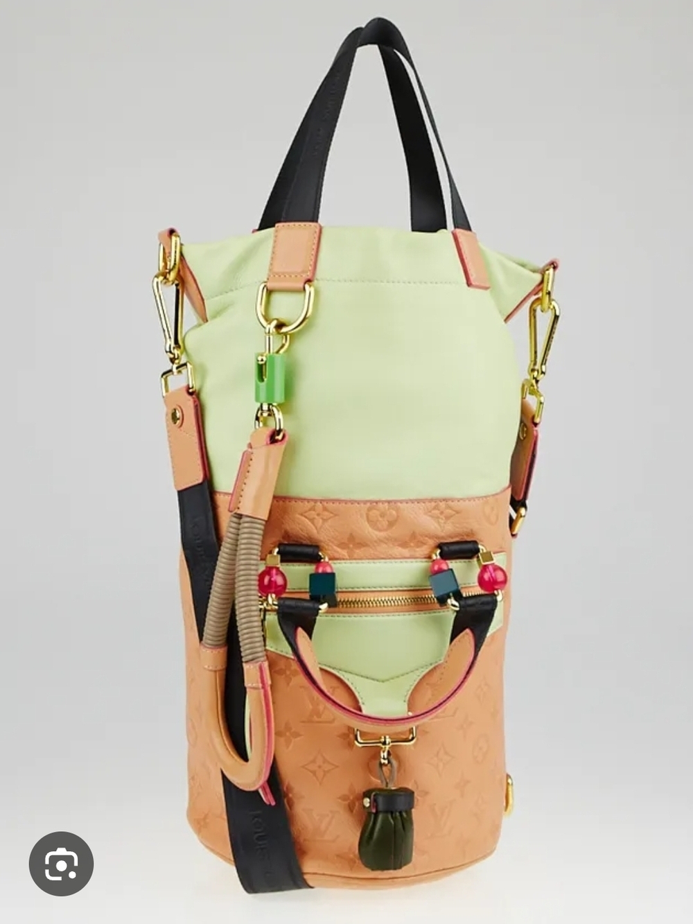 Louis Vuitton Limited Edition Rose Monogram Underground Duffle Bag